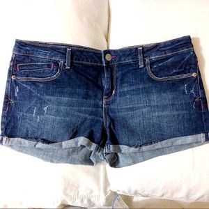 Aeropostale Denim shorts with cuffs Size:13/14 (L)